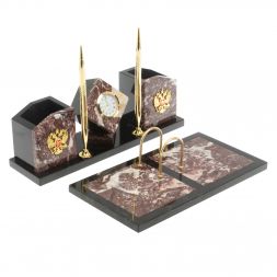 Письменный набор &amp;quot;Куб&amp;quot; из креноида