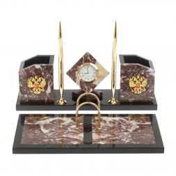 Письменный набор &amp;quot;Куб&amp;quot; из креноида