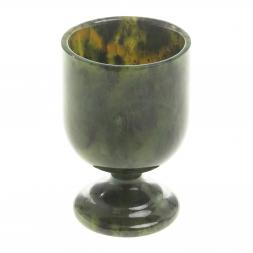 Рюмка на ножке камень нефрит 40 мл 4,3х6,5 см