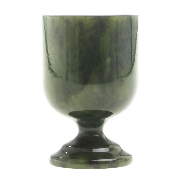 Рюмка на ножке камень нефрит 40 мл 4,3х6,5 см 123708