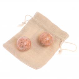 Шары для массажа из розового мрамора 3 см