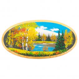 Панно овальное "Осень" 42х22 см