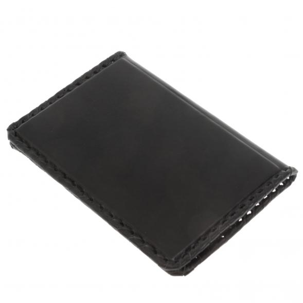 Обложка для паспорта &amp;quot;Герб России&amp;quot; черная кожа Златоуст 121910