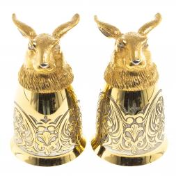 Стопки перевертыши &amp;quot;Заяц&amp;quot; 70 мл 2 шт Златоуст