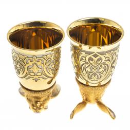 Стопки перевертыши &amp;quot;Заяц&amp;quot; 70 мл 2 шт Златоуст