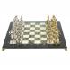 Шахматы &amp;quot;Восточные&amp;quot; доска 40х40 см мрамор змеевик фигуры металл 122621