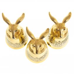 Стопки перевертыши "Заяц" 70 мл 3 шт Златоуст