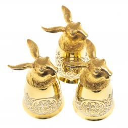 Стопки перевертыши "Заяц" 70 мл 3 шт Златоуст