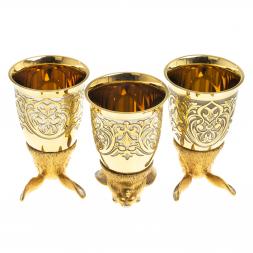 Стопки перевертыши "Заяц" 70 мл 3 шт Златоуст