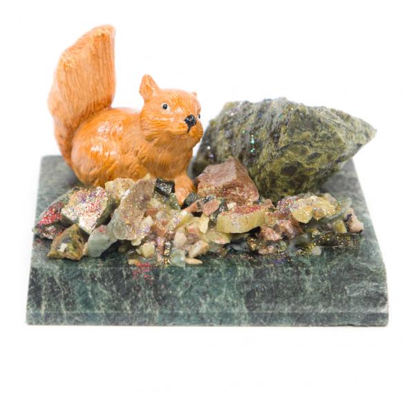 Сувенир &amp;quot;Белка&amp;quot; змеевик 116547