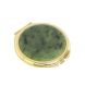 Зеркальце круглое из нефрита цвет золото 128058