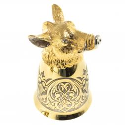 Стопка перевертыш &amp;quot;Кабан&amp;quot; 70 мл Златоуст