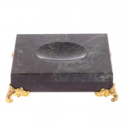 Подставка под шар нефрит, долерит 9,5х9,5х3 см