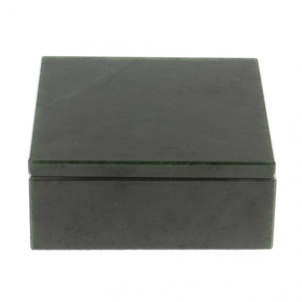 Шкатулка из нефрита 8,5х8,5х3,5 см 126962