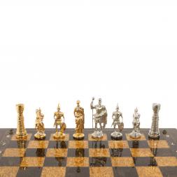 Шахматный ларец "Римские" карельская береза, бук