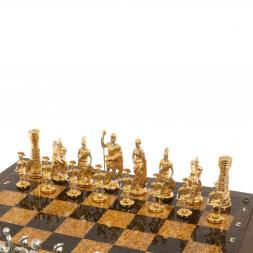 Шахматный ларец "Римские" карельская береза, бук