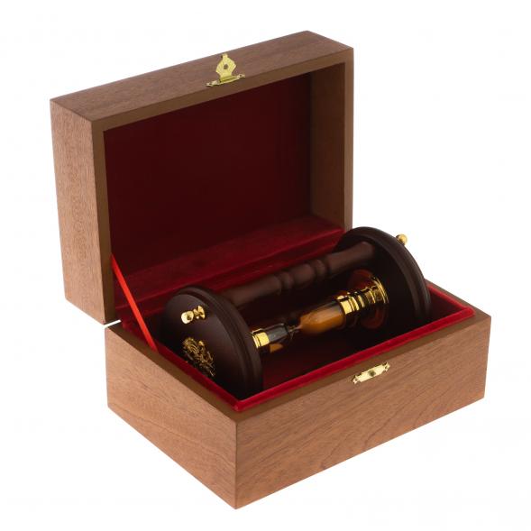 Златоустовские песочные часы «Герб РФ» на 5 минут