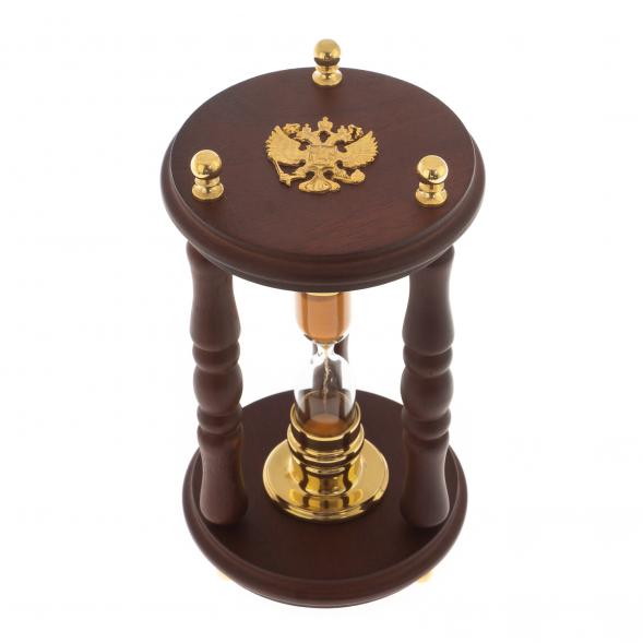 Златоустовские песочные часы «Герб РФ» на 5 минут