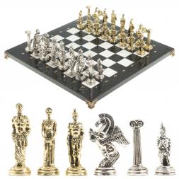 Шахматы &amp;quot;Восточные&amp;quot; доска 40х40 см мрамор фигуры металл