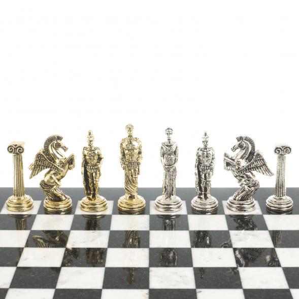 Шахматы &amp;quot;Восточные&amp;quot; доска 40х40 см мрамор фигуры металл 122623