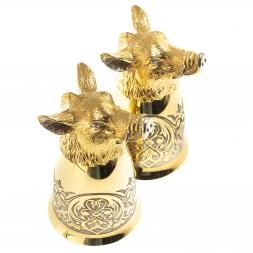 Стопки перевертыши &amp;quot;Кабан&amp;quot; 70 мл 2 шт Златоуст