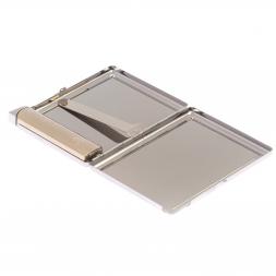 Портсигар на 10 сигарет с зажигалкой камень голубой апатит