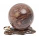 Композиция &amp;quot;Ящерица на скале&amp;quot; с шаром из креноида 8 см 126885