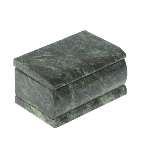Шкатулка из шабровского змеевика 10х7х5,5 см 127834