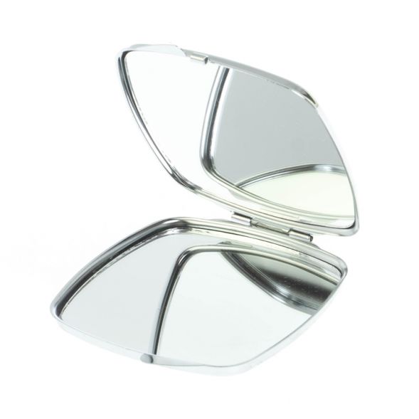 Зеркальце карманное складное из нефрита цвет серебро 128061