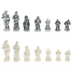 Шахматы &amp;quot;Средневековье&amp;quot; доска 40х40 см шабровский змеевик