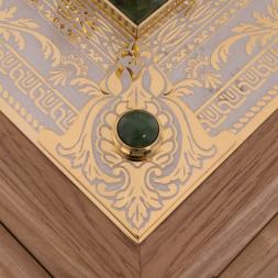 Шахматы ларец &amp;quot;Баталия&amp;quot; камень нефрит мрамор Златоуст