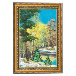 Картина "Весенний пейзаж" багет 24х34 см, каменная крошка