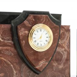 Настольная визитница &amp;quot;Щит&amp;quot; из лемезита