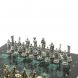 Шахматы &amp;quot;Греко-Римская война&amp;quot; 32х32 см из змеевика 128223