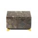 Шкатулка из камня конгломерат 10х6,5х6,5 см 129053