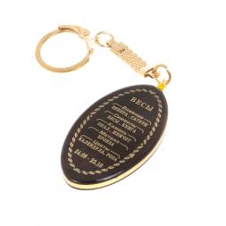 Брелок знак зодиака &amp;quot;Весы&amp;quot; камень обсидиан