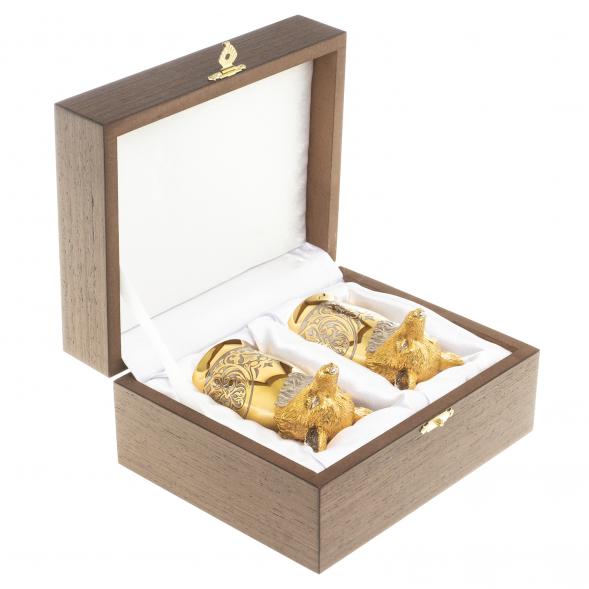 Стопки перевертыши &amp;quot;Лиса&amp;quot; 70 мл 2 шт Златоуст 123642