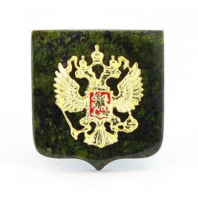 Магнит из змеевика &amp;quot;Герб России&amp;quot; 113827