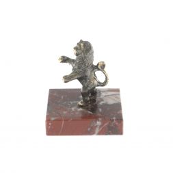 Настольная статуэтка &amp;quot;Лев на двух лапах&amp;quot; креноид бронза