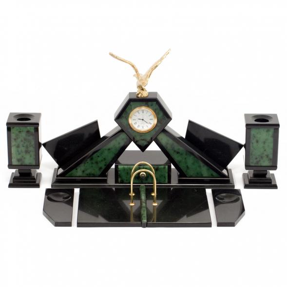 Настольный набор из нефрита &amp;quot;Орел&amp;quot; 114011