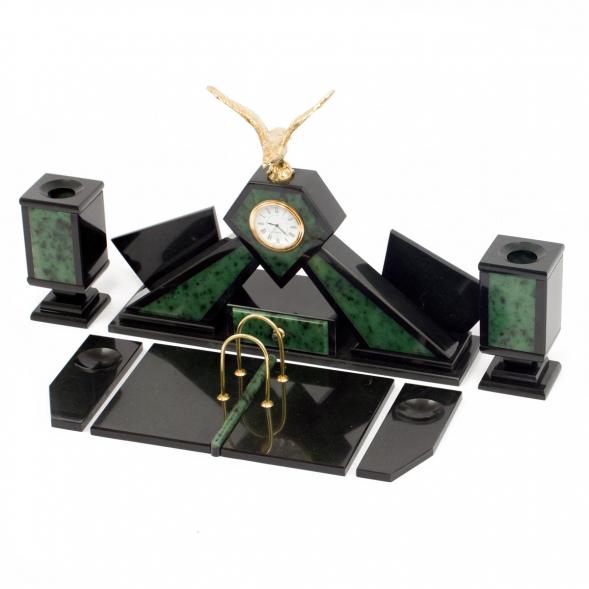 Настольный набор из нефрита &amp;quot;Орел&amp;quot; 114011