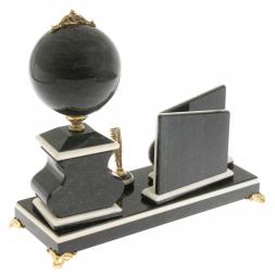 Настольный набор &amp;quot;Компакт&amp;quot; змеевик зеленый