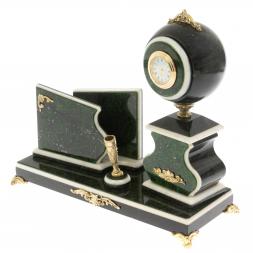 Настольный набор &amp;quot;Компакт&amp;quot; змеевик зеленый