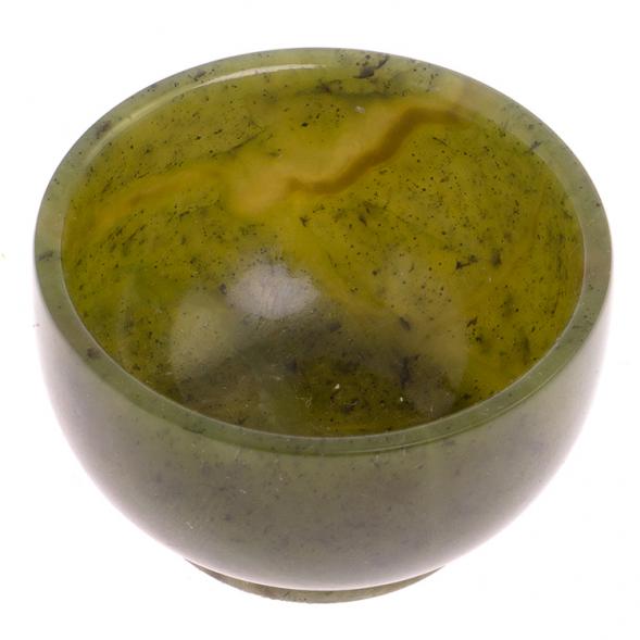 Чашка очоко для саке из нефрита 35 мл 4,8х4,8х3 см 126277