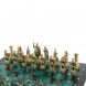 Шахматы &amp;quot;Древний Рим&amp;quot; фигуры бронза / патина 44х44 см змеевик 128389