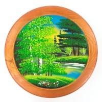 Тарелка декоративная &amp;quot;Лето&amp;quot; 30 см каменная крошка