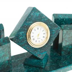 Письменный набор из змеевика &amp;quot;Куб&amp;quot;