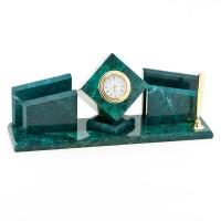 Письменный набор из змеевика &amp;quot;Куб&amp;quot;