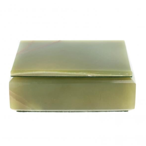 Шкатулка прямоугольная из оникса 12,5х9х5 см (3,5х5) 123900