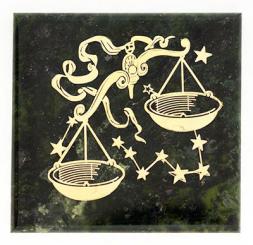 Магнит знак зодиака &amp;quot;Весы&amp;quot; змеевик